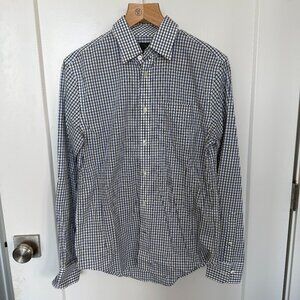 Men's Small Gap Long Sleeve Button Down Shirt